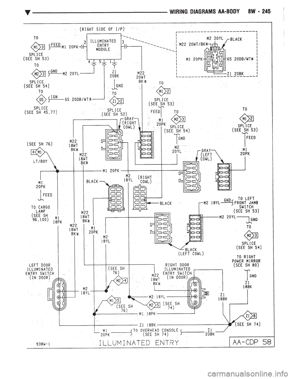 CHEVROLET DYNASTY 1993  Service Manual 