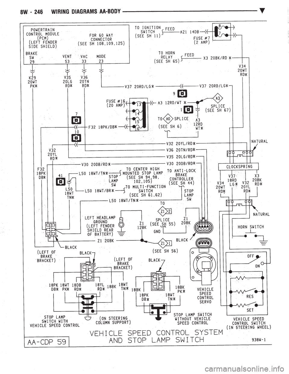 CHEVROLET DYNASTY 1993  Service Manual 
