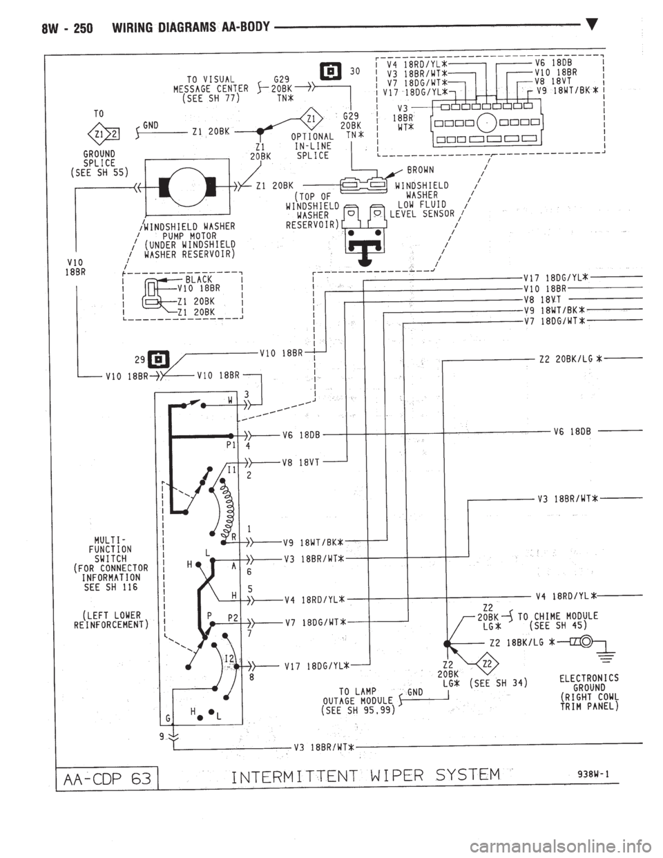 CHEVROLET DYNASTY 1993  Service Manual 