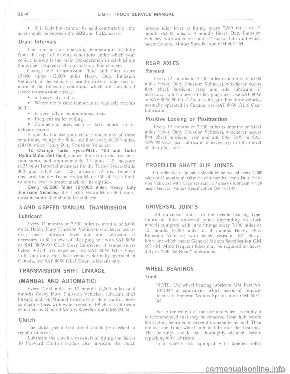 CHEVROLET LIGHT DUTY TRUCK 1977  Service Manual :   %  3  	 (4- 
/ %	  ) 



/

5



%/
:
:
H
:
:
:
	


3
	

%
3
<







!
%



