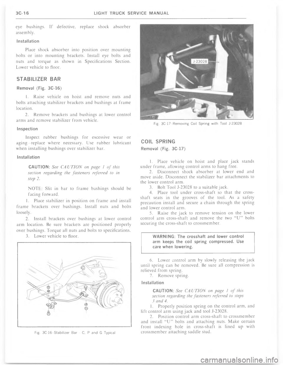 CHEVROLET LIGHT DUTY TRUCK 1977  Service Manual ( %%  	/- * % %
%%(

 


$





.

.
%*

\)









.


8




.
/


<
%
*

>

%
7
-
D
?


