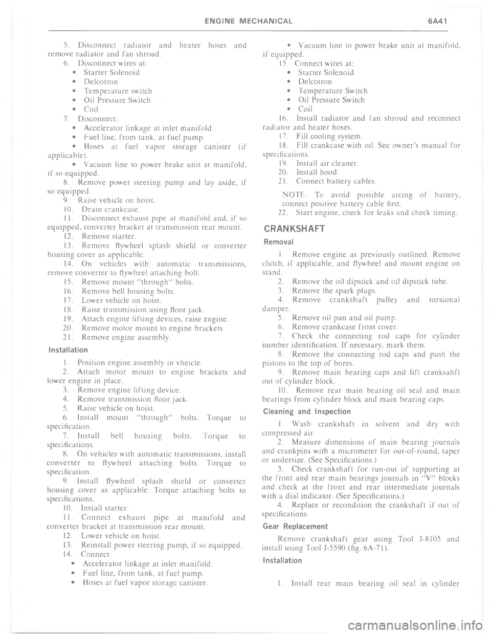 CHEVROLET LIGHT DUTY TRUCK 1977  Service Manual > 9% 	 	  %% 	
/ 	 	  %	
? 9%)% 8
: ##	
: 9
:  * %)
:   %% #)
: 5