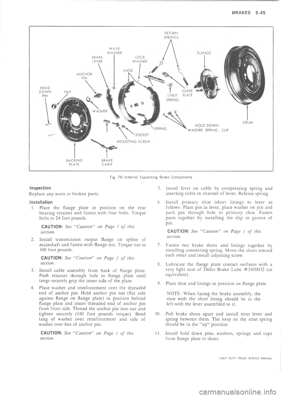 CHEVROLET LIGHT DUTY TRUCK 1973  Service Manual 8 >A>	
   



	
8

	    

8




,
*,+










\(
 !
%!
/

%




.
H	
1

9

!