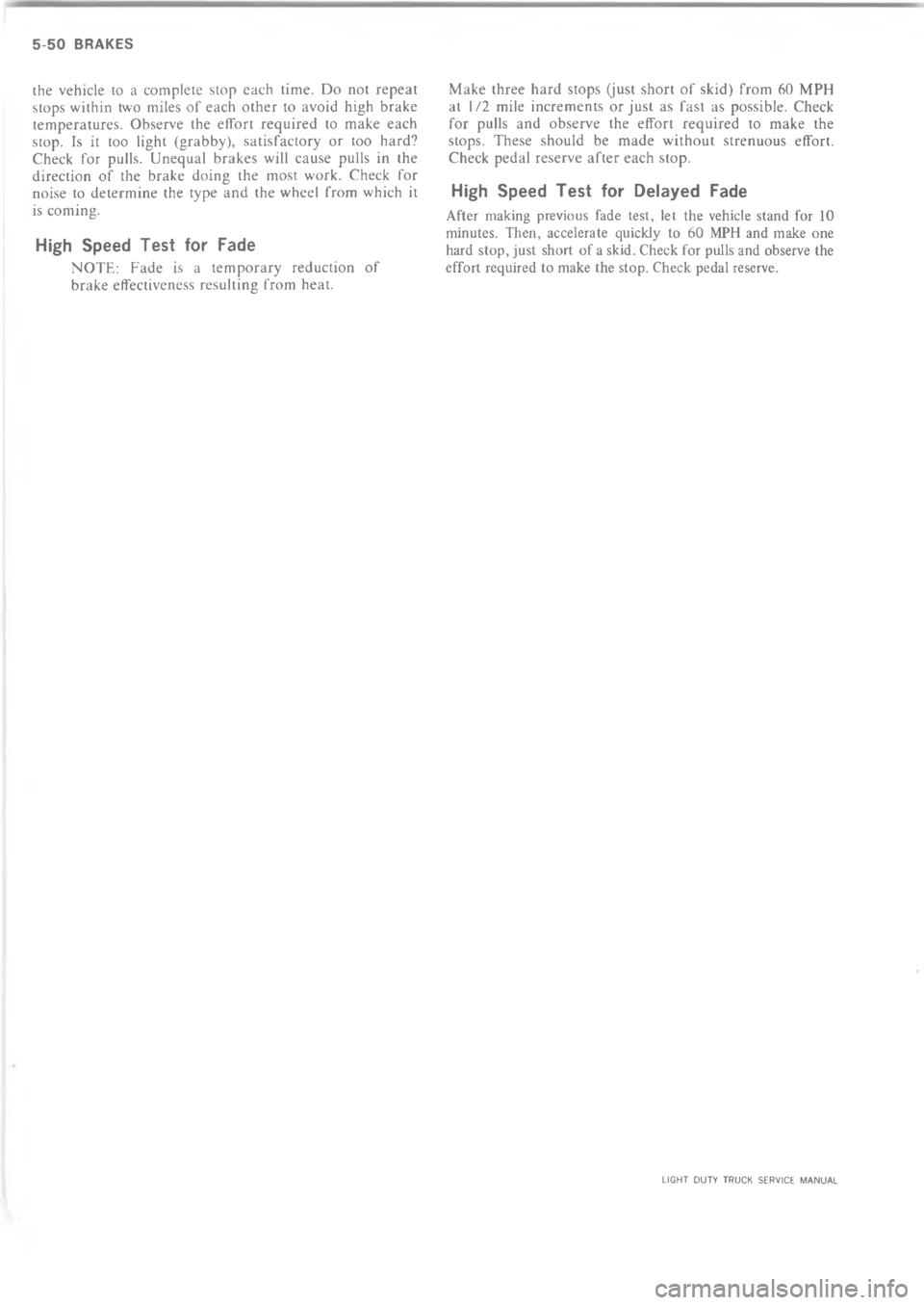 CHEVROLET LIGHT DUTY TRUCK 1973  Service Manual > >   8* *    ! *  $  
!!.* . ! * *   *%* #
! C! *  F  