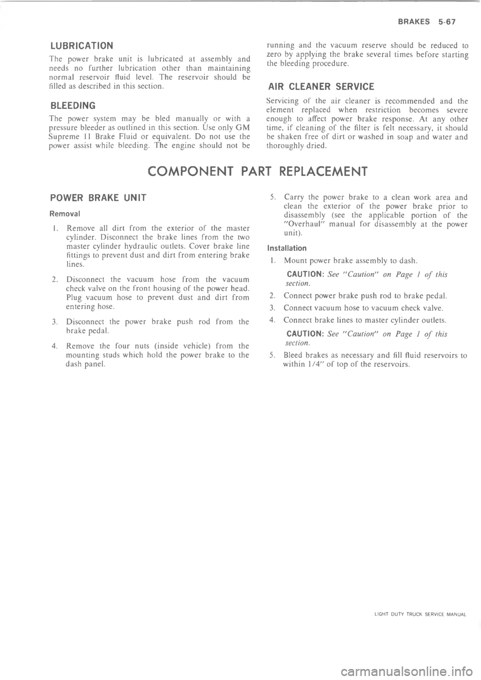 CHEVROLET LIGHT DUTY TRUCK 1973  Service Manual 8 >=C%  *  ! !*   
G  % * # ! !  !%
* % 






*






