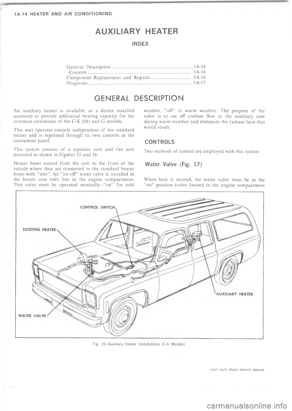 CHEVROLET LIGHT DUTY TRUCK 1973  Service Manual A 	           6 	


0
0
$

4


"
*

"

A

*

".


.

"

;
H 