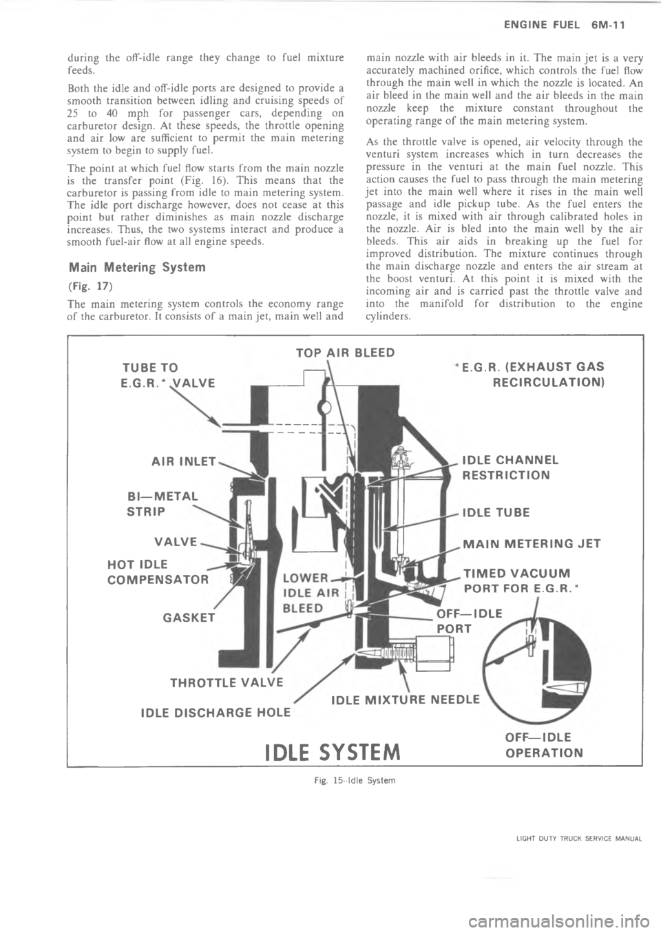 CHEVROLET LIGHT DUTY TRUCK 1973  Service Manual      =    %  *   %  * * %    6
!
B* *      !  !%     
! *  !   