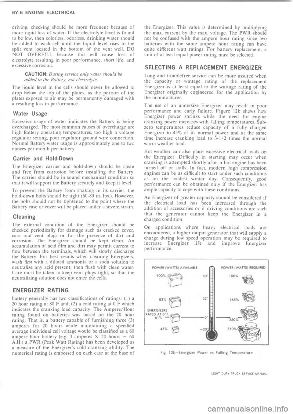 CHEVROLET LIGHT DUTY TRUCK 1973  Service Manual = 6 =        %7 *#% !*     F     !  
     !!   .  	 *   ! 
  .7 * 