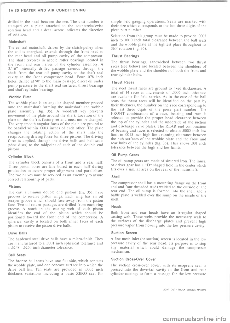 CHEVROLET LIGHT DUTY TRUCK 1973  Service Manual  	             * * . * . " *        !
!     *  * #. !
    * 