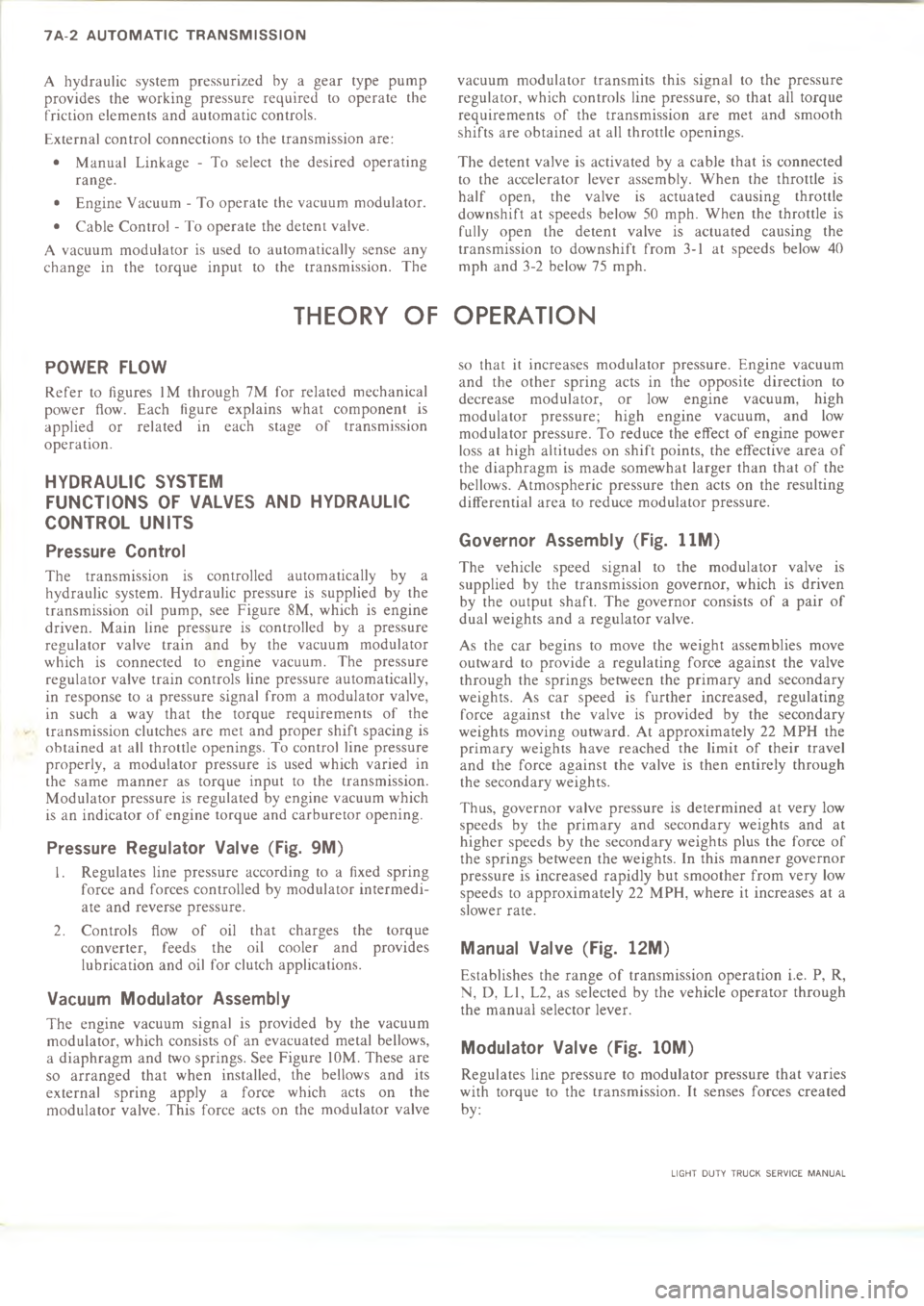 CHEVROLET LIGHT DUTY TRUCK 1973  Service Manual C4               4 * !! !!G   %    
! * . #% !! F    *
  !   