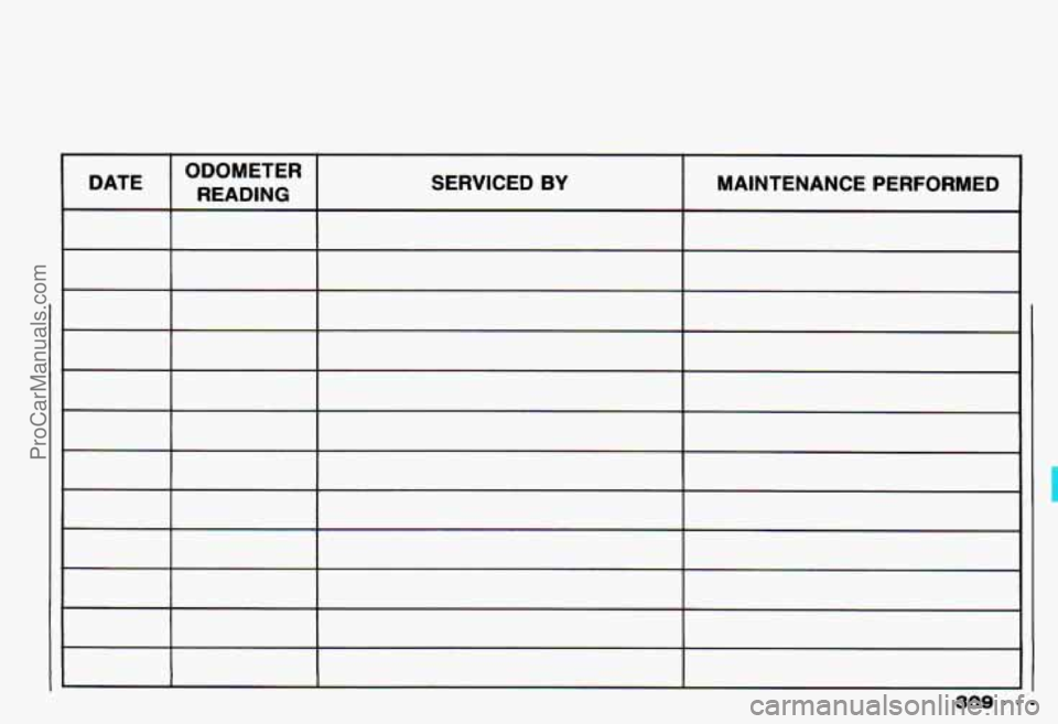 CHEVROLET CAMARO 1993  Owners Manual 309 = 
ProCarManuals.com 