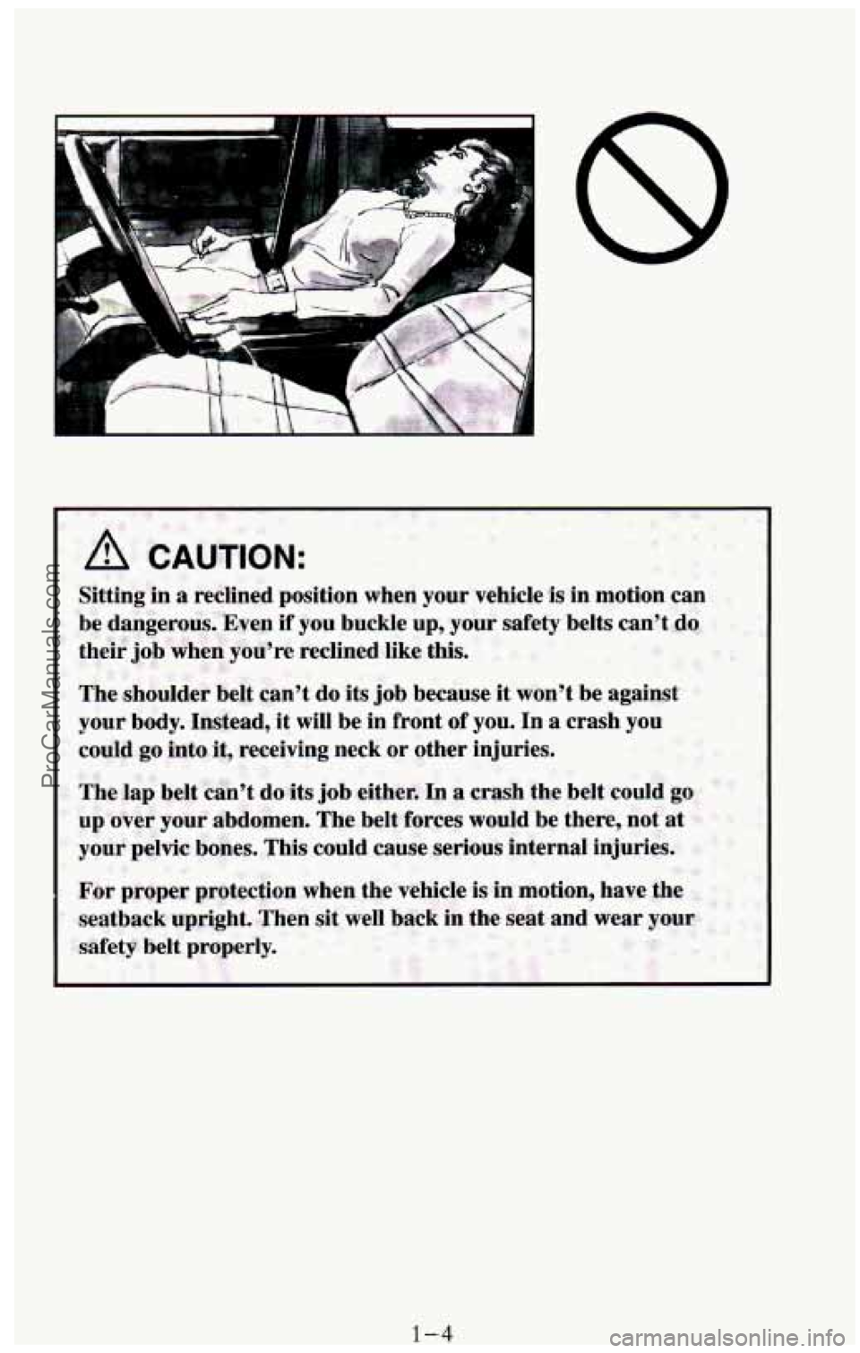 CHEVROLET SUBURBAN 1994  Owners Manual A .CAUTION: 
-9 .* 
:.. -I- 
ProCarManuals.com 