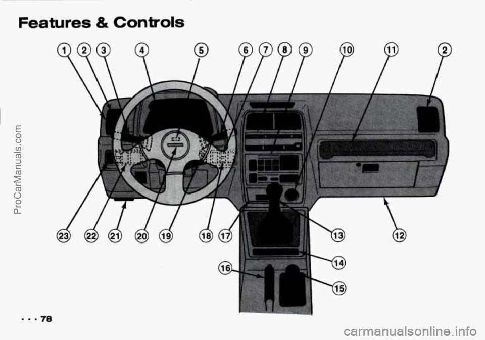 CHEVROLET TRACKER 1993  Owners Manual Features & Controls 
ProCarManuals.com 