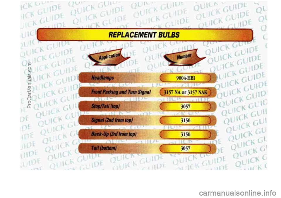 CHEVROLET VENTURE 1998  Owners Manual ProCarManuals.com 