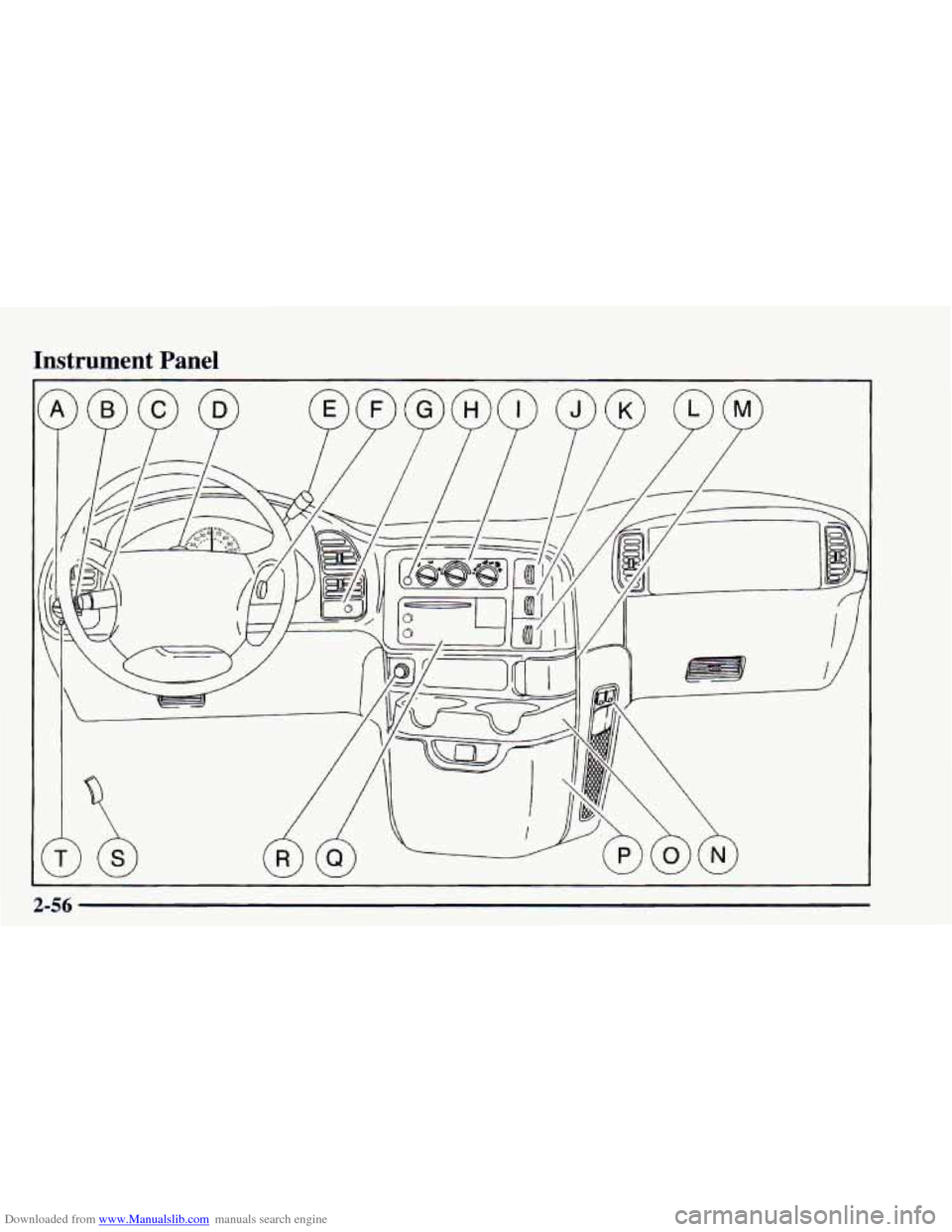CHEVROLET ASTRO 1997 2.G Owners Manual Downloaded from www.Manualslib.com manuals search engine Instrument  Panel 
2-56   