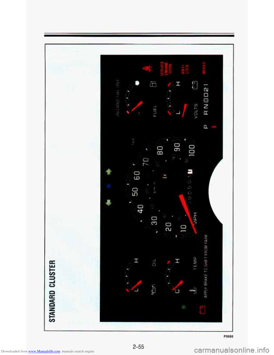 CHEVROLET ASTRO PASSENGER 1993 1.G Owners Manual Downloaded from www.Manualslib.com manuals search engine 1 
c3 a r.i .&i 
A 
PO666 
2-55   