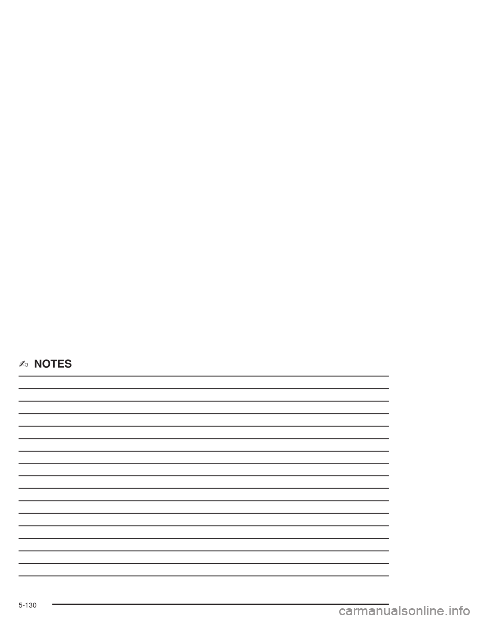 CHEVROLET AVALANCHE 2004 1.G Owners Manual ✍NOTES
5-130 