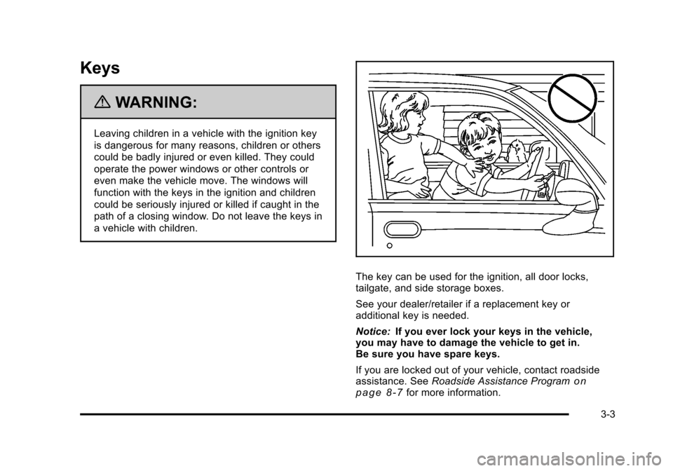 CHEVROLET AVALANCHE 2010 2.G Owners Manual 