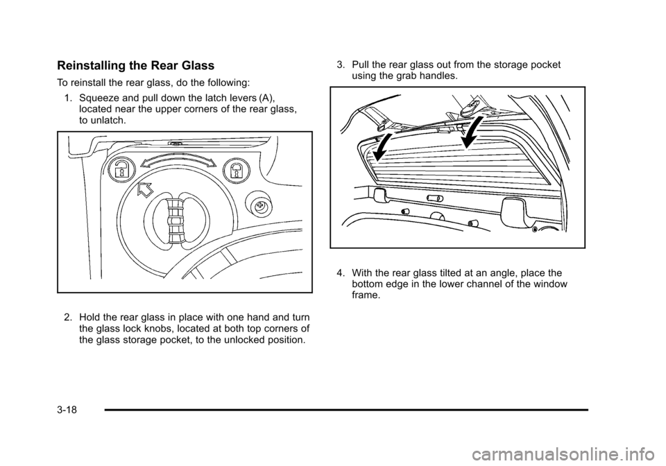 CHEVROLET AVALANCHE 2010 2.G Owners Manual 