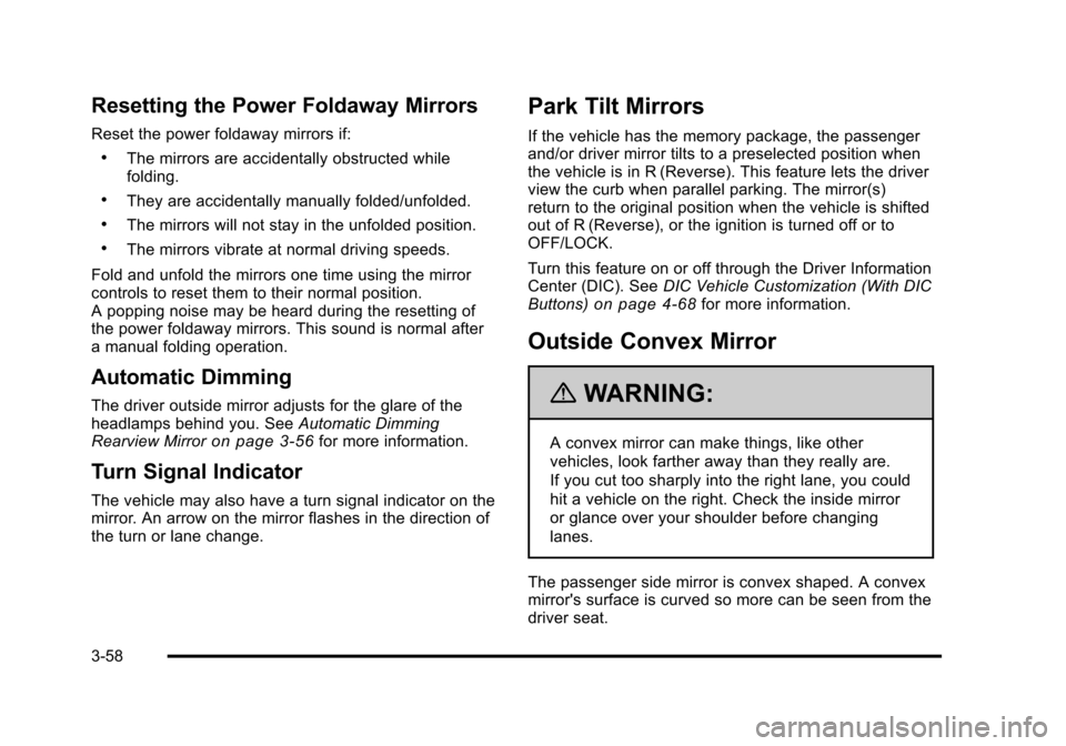 CHEVROLET AVALANCHE 2010 2.G Owners Manual 