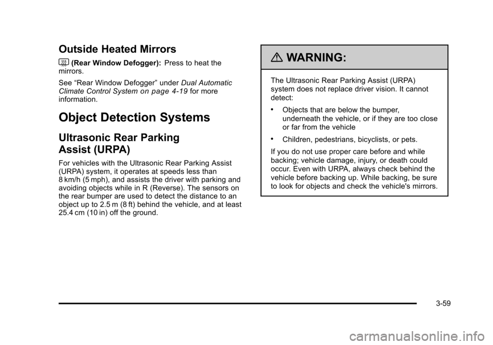 CHEVROLET AVALANCHE 2010 2.G Owners Manual 