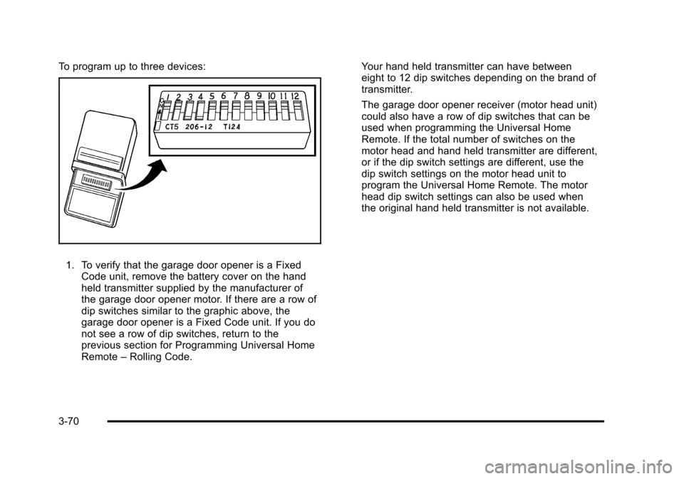 CHEVROLET AVALANCHE 2010 2.G Owners Manual 