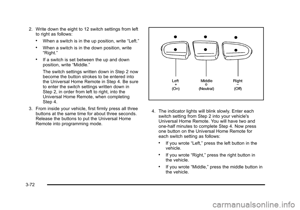 CHEVROLET AVALANCHE 2010 2.G Owners Manual 