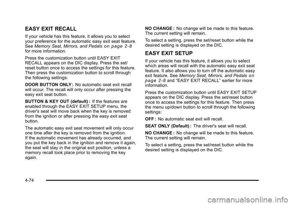 CHEVROLET AVALANCHE 2010 2.G Owners Manual 