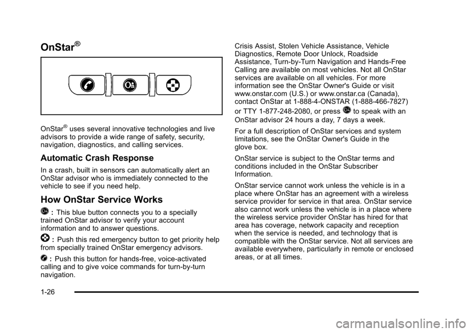 CHEVROLET AVALANCHE 2010 2.G Owners Manual 