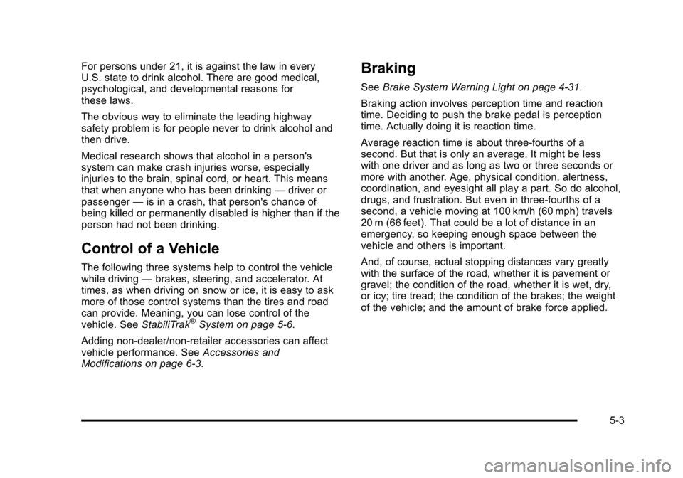 CHEVROLET AVALANCHE 2010 2.G Owners Manual 
