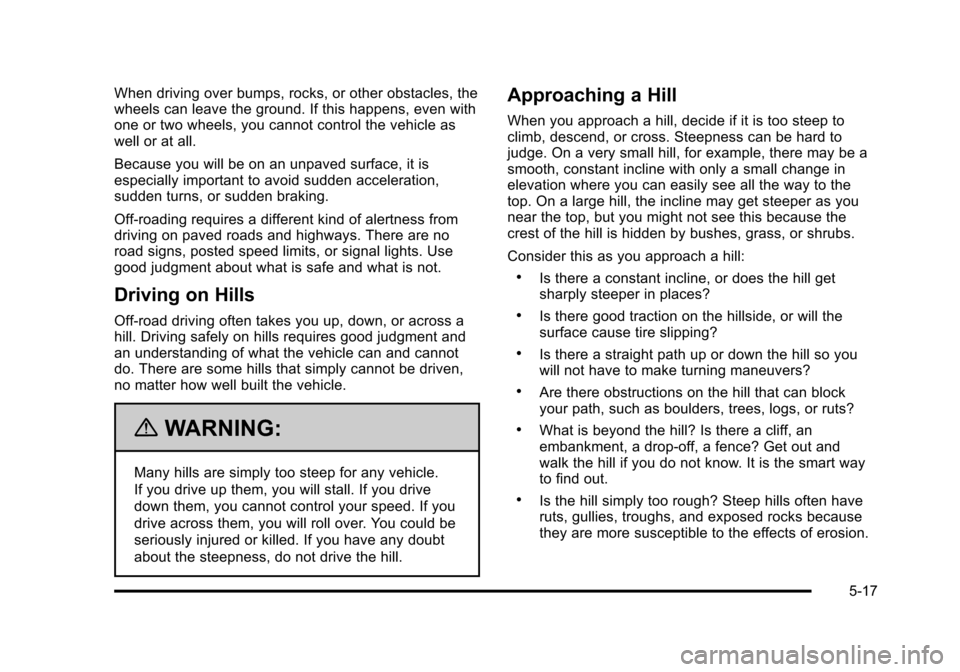 CHEVROLET AVALANCHE 2010 2.G Owners Manual 
