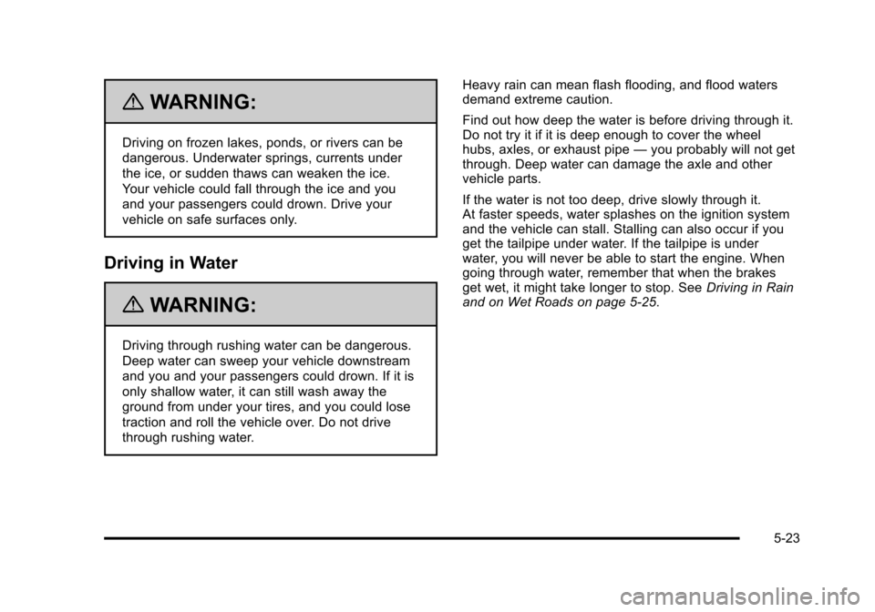 CHEVROLET AVALANCHE 2010 2.G Owners Manual 