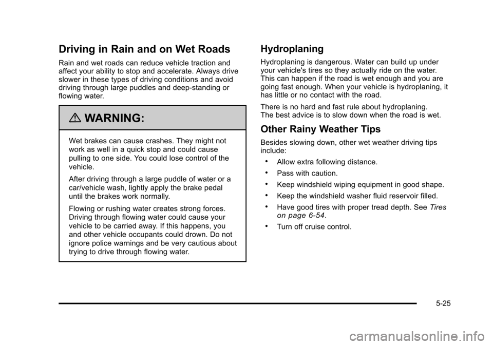CHEVROLET AVALANCHE 2010 2.G Owners Manual 