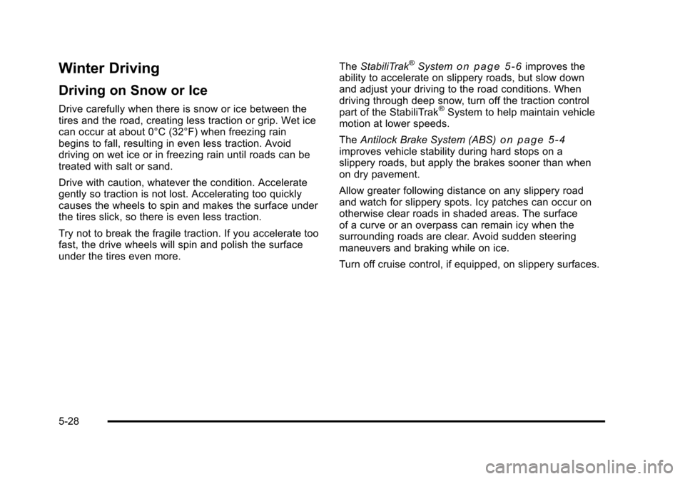 CHEVROLET AVALANCHE 2010 2.G Owners Manual 