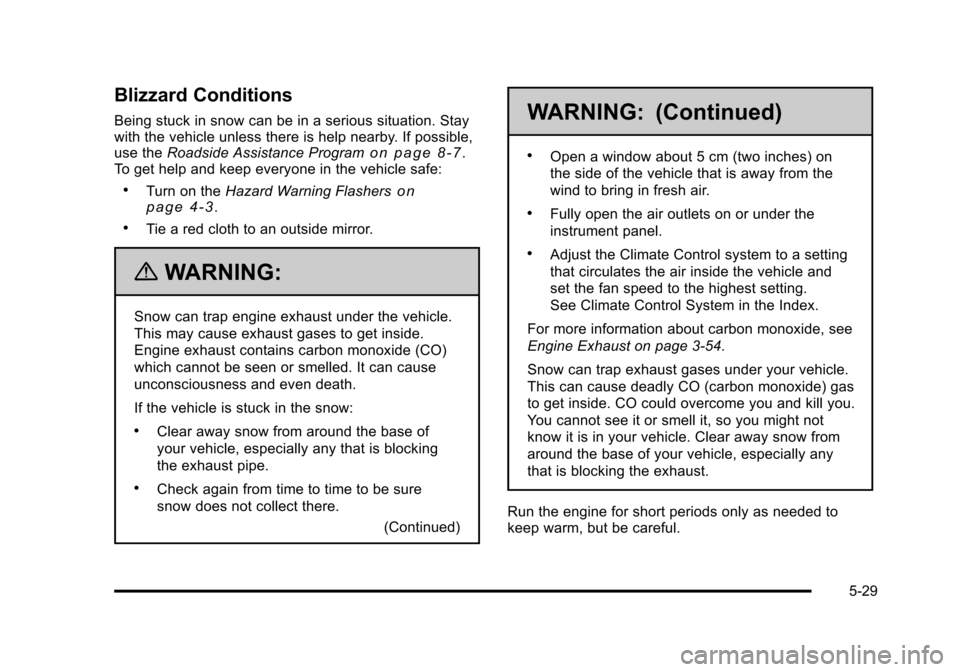 CHEVROLET AVALANCHE 2010 2.G Owners Manual 