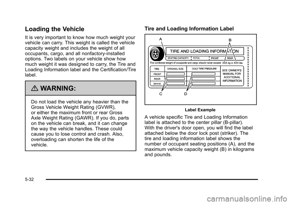 CHEVROLET AVALANCHE 2010 2.G Owners Manual 