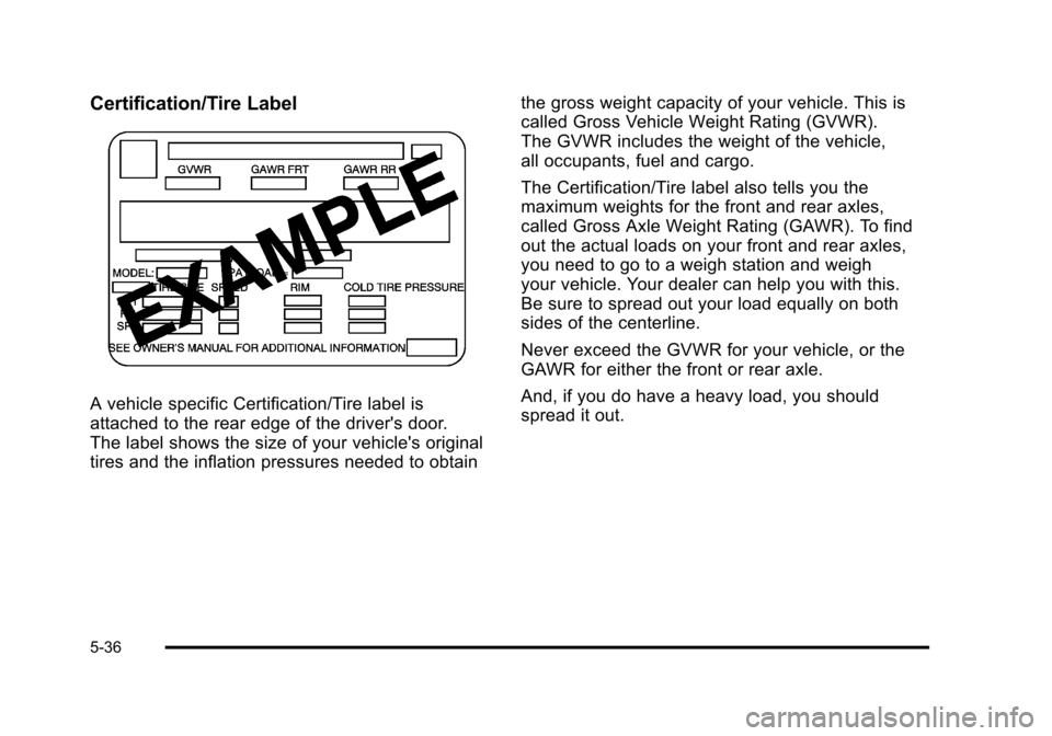CHEVROLET AVALANCHE 2010 2.G Owners Manual 