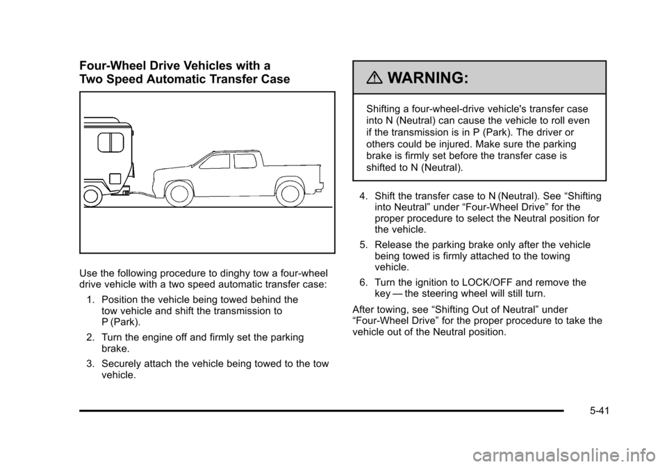 CHEVROLET AVALANCHE 2010 2.G Owners Manual 
