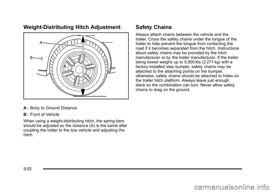 CHEVROLET AVALANCHE 2010 2.G Owners Manual 