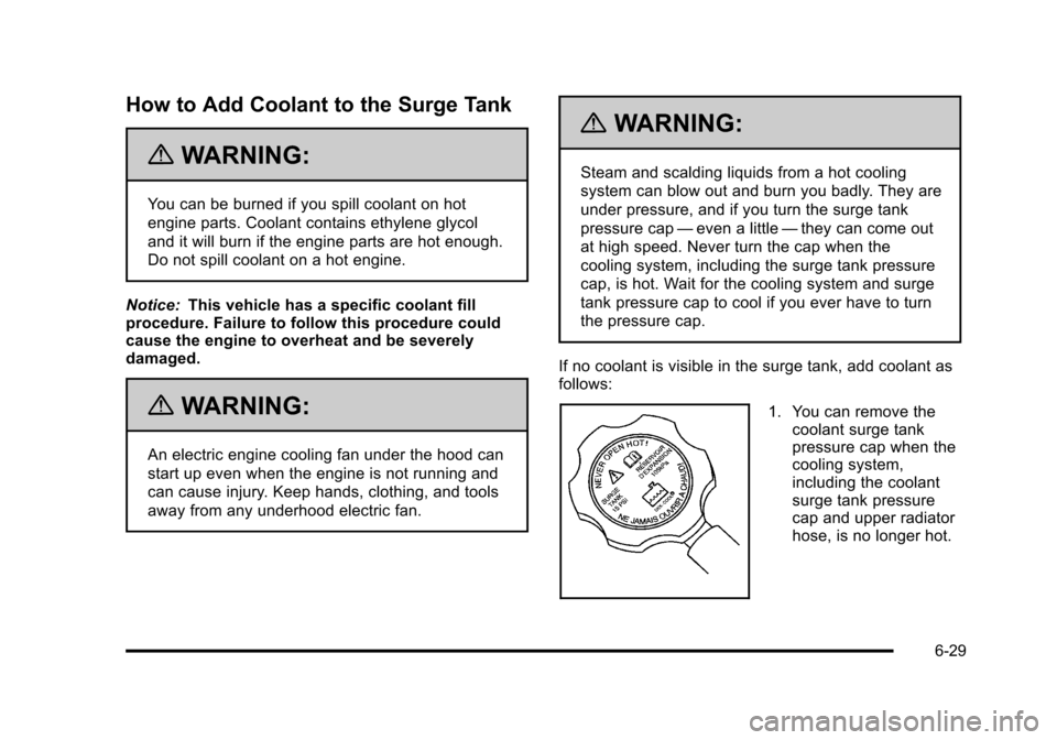 CHEVROLET AVALANCHE 2010 2.G Owners Manual 