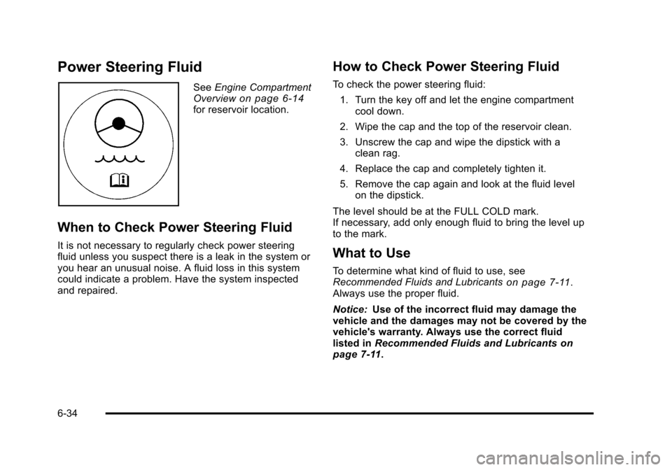 CHEVROLET AVALANCHE 2010 2.G Owners Manual 