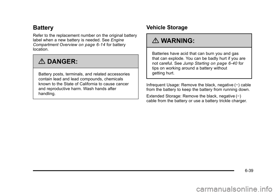 CHEVROLET AVALANCHE 2010 2.G Owners Manual 