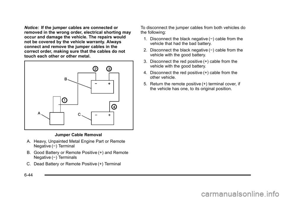 CHEVROLET AVALANCHE 2010 2.G Owners Manual 