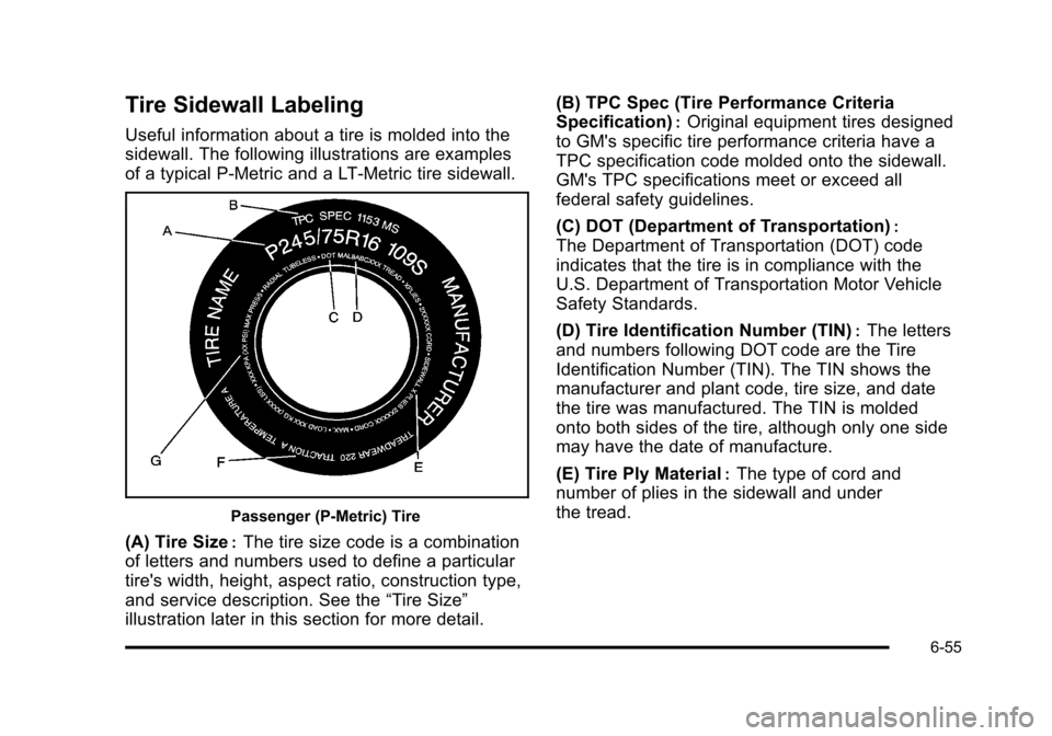 CHEVROLET AVALANCHE 2010 2.G Owners Manual 