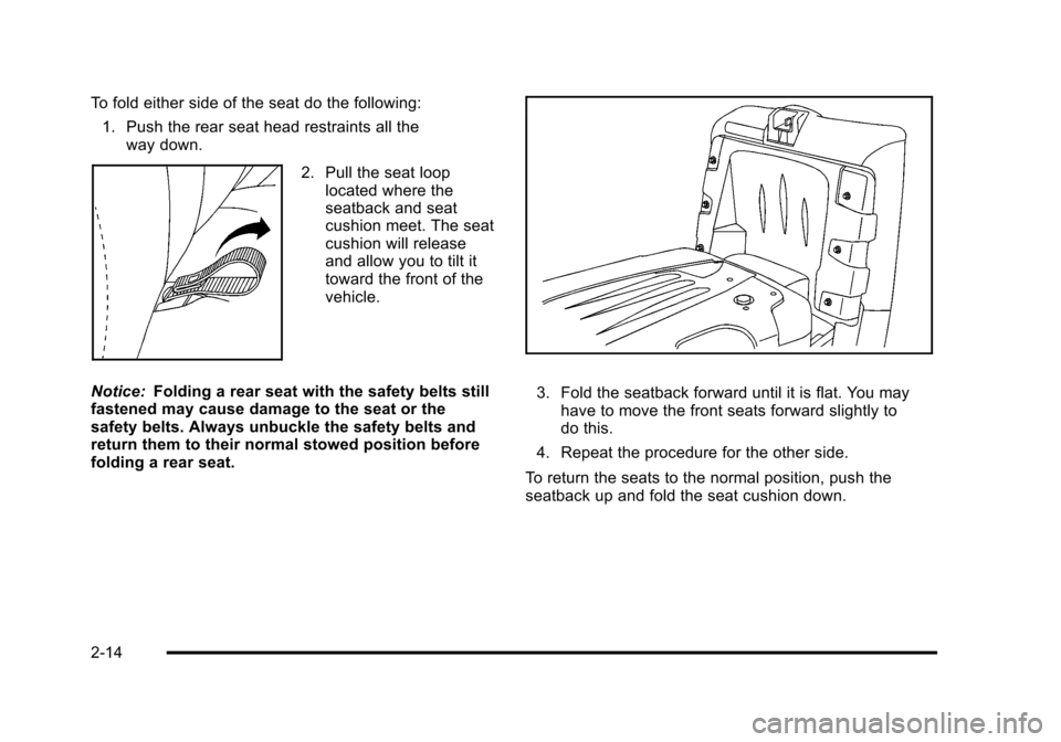 CHEVROLET AVALANCHE 2010 2.G Owners Manual 
