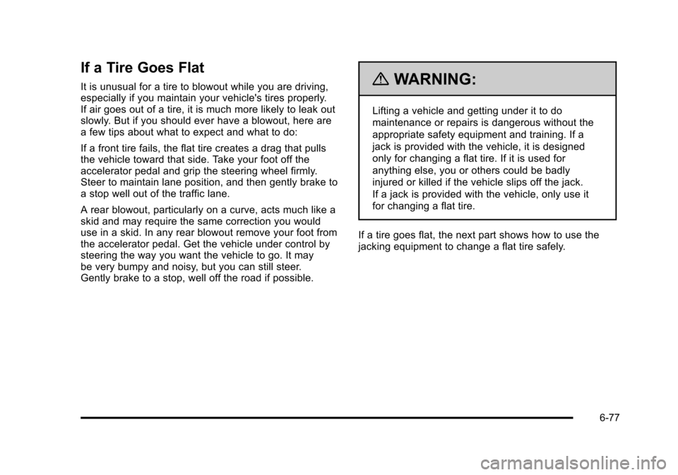 CHEVROLET AVALANCHE 2010 2.G Owners Manual 