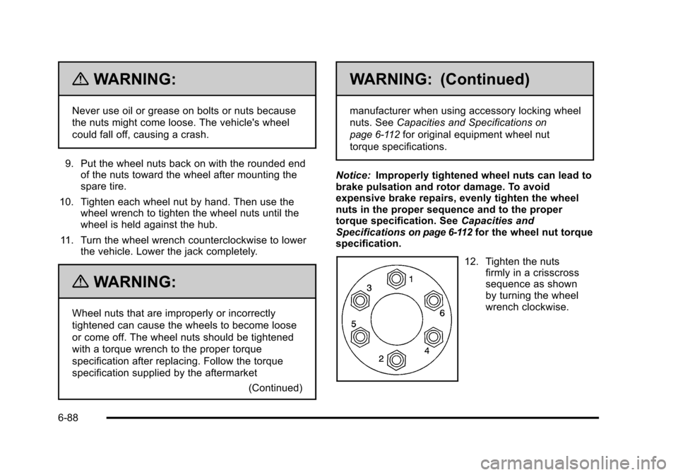 CHEVROLET AVALANCHE 2010 2.G Owners Manual 