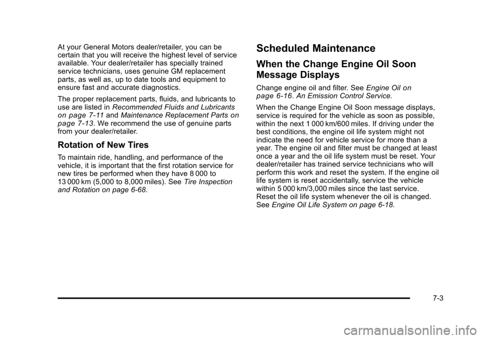 CHEVROLET AVALANCHE 2010 2.G Owners Manual 