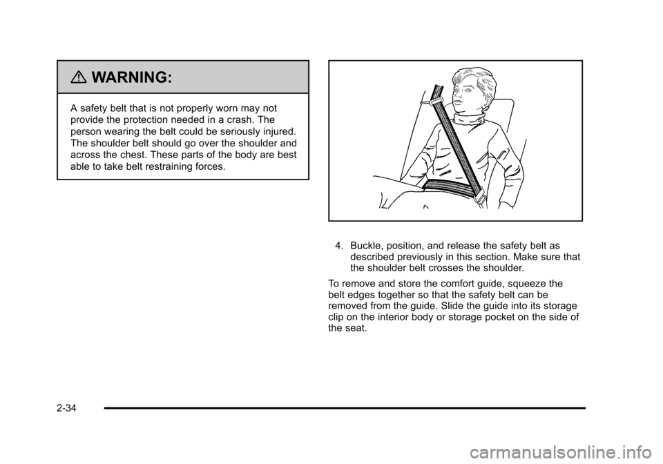 CHEVROLET AVALANCHE 2010 2.G Owners Manual 