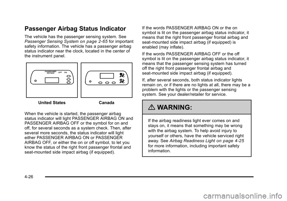 CHEVROLET AVEO 2010 1.G Owners Manual 